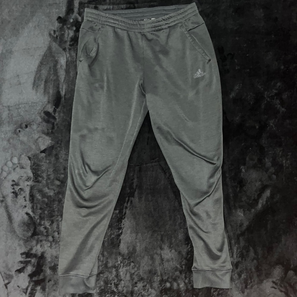 Large Black Addidas Joggers